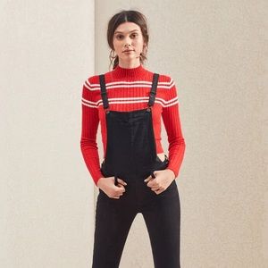 PacSun Leland Black Overalls Size 24